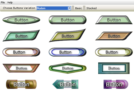 Click to view TechnoRiverGraphics Button Maker 1.0 screenshot