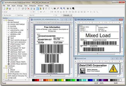 SmartCodeStudio Community Edition - Free label design,printing and RFID software.